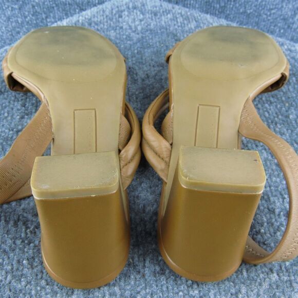 Caslon Lenynn Women Slide Sandal Shoes Brown Leather Size 8.5‎ Medium - Picture 8 of 9